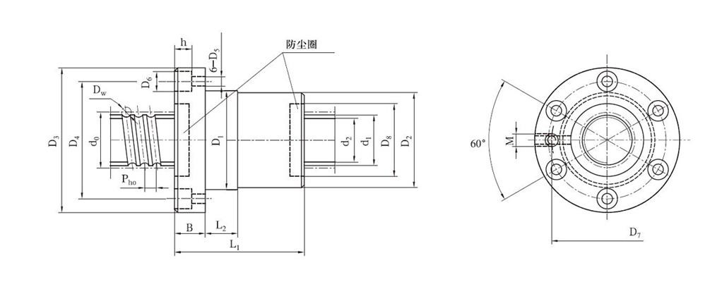 FF10020-4滾珠絲杠